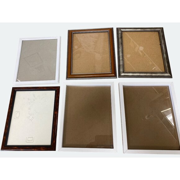 Assorted Picture Frames Mixed Sizes & Styles Gold Wood Metal Plastic Decorative - Picture 7 of 7